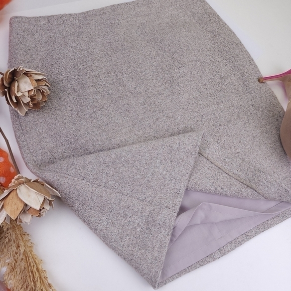 Ann Taylor Rayon Wool Blend Skirt Sz 8 - Picture 12 of 12